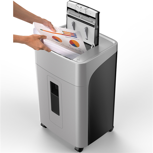 AX5400D Auto Feed 400 Sheets Cross Cut Paper Shredder
