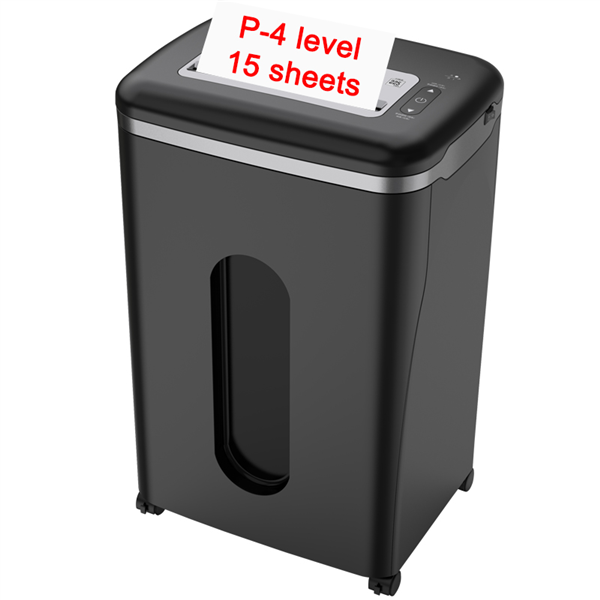 P-8740 P-4 Level Heavy Duty Cd Paper Shredder 25 Liter 15 Sheets